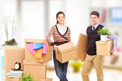 Efficient packing and moving services with removal truck