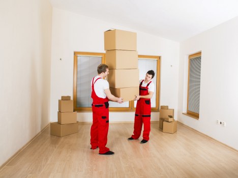 Satisfied customer starting a smooth move with professional services in West Hampstead